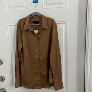Banana Republic woMen's Brown Dress Shirt